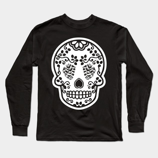 Skull Tshirt Long Sleeve T-Shirt by divawaddle